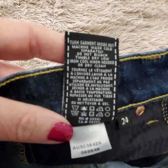 7 for all mankind jean shorts size 24 - Picture 4 of 6